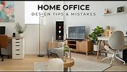 Home Office Design Mistakes & How To Set One Up In Any Room