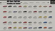 Gran Turismo 7 | All Cars Complete List 446/446 [Include DLC Update October 21 2022] [4KPS5]
