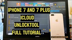 iPhone 7 and 7 plus iCloud UnlockTool Full Tutorial