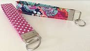 How to make a wristlet key fob ring