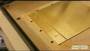 DIY Project CNC Aluminum/Brass rulers!