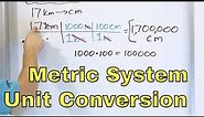 Learn Metric System & Unit Conversions - Dimensional Analysis - Math, Physics, Chemistry - [16]