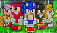 All Sonic The Hedgehog Official Minecraft DLC Skins!