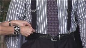 Men's Fashion : How to Put on Clip Suspenders