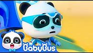 Super Panda in Desert | Super Panda Rescue Team | Kids Cartoon | BabyBus