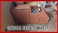 Modify Custom Center Console For a Classic Truck -Auto Upholstery.