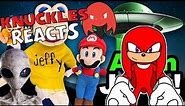 Knuckles Reacts To: "SML Movie: Alien Jeffy!"