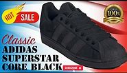 UNBOXING ADIDAS MEN'S SUPERSTAR SHOES CORE BLACK REFLECTIVE GREY SIX Sale in Urban Athletics