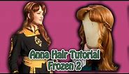 Anna Wig Tutorial- Frozen 2