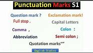 Punctuation Marks ¦ أسهل شرح لعلامات الترقيم في اللغة الإنجليزية