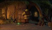 Shrek (2001) Fairytale Creatures in Swamp Scene