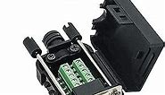 YIOVVOM DB9 Male Serial Adapter, 9-pin, Black