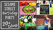 Sesame Street Birthday Party Ideas