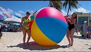 World's Largest Beach Ball | At The Beach!