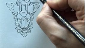 Rafater - Some #scifi sketches 🤖 . . . #robot #conceptart...