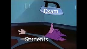 Students vs Exam Tom and Jerry memes