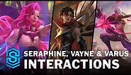 Seraphine, Vayne and Varus - Card Special Interactions | Legends of Runeterra