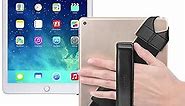 joylink Universal Tablet Hand Holder Strap, 360 Degrees Swivel LeathJer Handle Grip with Elastic Belt, Secure & Portable for 10.1" Tablets (Samsung Asus Acer iPad etc), Black