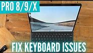 How to fix Surface Pro 8 / 9 / X keyboard not working