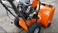 Husqvarna ST 224 - Snow Thrower - unpacking and assembly