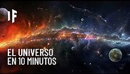 La increíble evolución del universo en solo 10 minutos