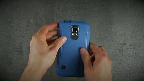 Otterbox Defender Series Samsung Galaxy S5 Case - Retail Packaging - Neon Rose (Whisper White/B