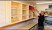 Shop Shelving using French Cleats - Easy How To