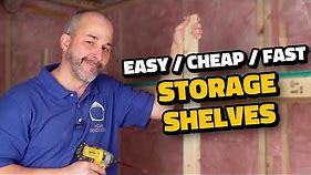 Simple DIY Storage Shelves