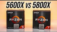AMD Ryzen 5 5600X vs Ryzen 7 5800X - 6 or 8 Cores?