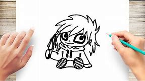 How to Draw Chibi Jeff The Killer