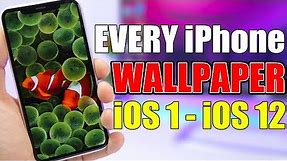 Get EVERY Official iPhone WALLPAPER Ever Released (iOS 1 - iOS 12)