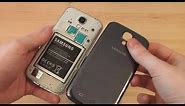 How to Open Samsung Galaxy S4 Back Cover - Insert Battery, SIM, Replace Back Cover
