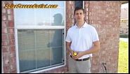 How to Install Solar Screens With Brick Clips