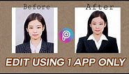 How To Edit Your Own ID Picture with Formal Attire | PICSART | EASIEST WAY