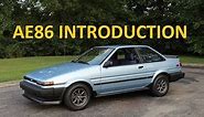 AE86 Intro Video | 1987 Toyota Corolla Sport SR5