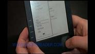 KOBO E-Reader Review and Tutorial - Setup and Guide