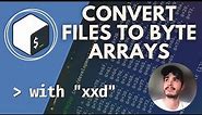 Convert Files To Hexadecimal Byte Arrays for C / C++