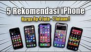 5 Rekomendasi HP iPhone Harga Rp 4 JUTA - 7 JUTAAN di 2023!
