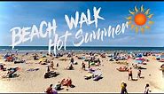 ☀️ Hot Summer Beach Walk in The Netherlands | Dutch Coast North Holland