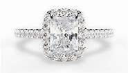 Cushion-shaped Halo Diamond Engagement Ring | Ritani