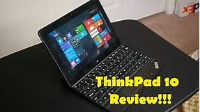 Lenovo ThinkPad 10 Review