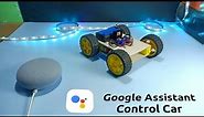 How to Make a Google Assistant Control Car With an Integration of AI and IoT.