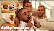 Routine with our TODDLER! Sims 4: Growing Together Ep.4⭐️ #thesims4 #roleplay