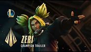 Zeri: The Spark of Zaun | Champion Trailer - League of Legends
