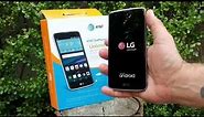 LG Phoenix 2 AT&T unboxing affordable pre paid device with a premium design
