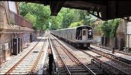NYC Subway HD 60fps: R160A/R160B Q Trains & R68/R68A B Trains w/ R179 @ Newkirk Plaza (6/29/17)