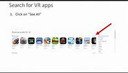 Getting Access to the VR Apps/Video Spreadsheet IPHONE Directions