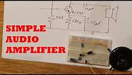 Single-Transistor Audio Amplifier - How the Common Emitter Amplifier Works