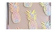 Velvet Caviar Compatible with iPhone SE 2020 Case, iPhone 8 Case, iPhone 7 Case Pineapple for Women & Girls - Cute Clear Protective Phone Cover (Holographic Pineapples)