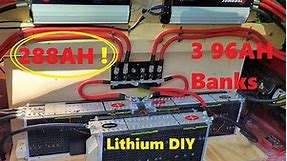SPIM08HP 96AH Lithium Battery Bank 16ah block Build